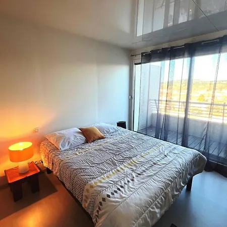 Sunset Joli 3 Pieces Avec 2 Alcoves Clim Vue Piscine Rochelongue Cap D'agde Lägenhet Agde