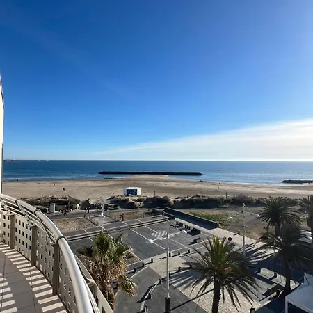 Sunset Joli 3 Pieces Avec 2 Alcoves Climatisation Et Wifi Vue Mer Piscine Rochelongue Cap D'Agde Apartamento *