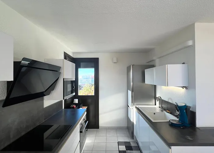 Sunset Joli 3 Pieces Avec 2 Alcoves Clim Vue Piscine Rochelongue Cap D'agde Апартаменты