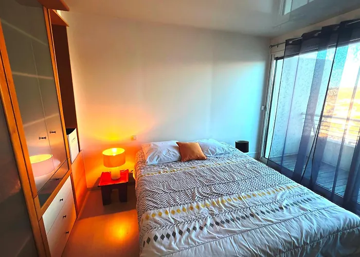 Sunset Joli 3 Pieces Avec 2 Alcoves Clim Vue Piscine Rochelongue Cap D'agde Апартаменты Агд